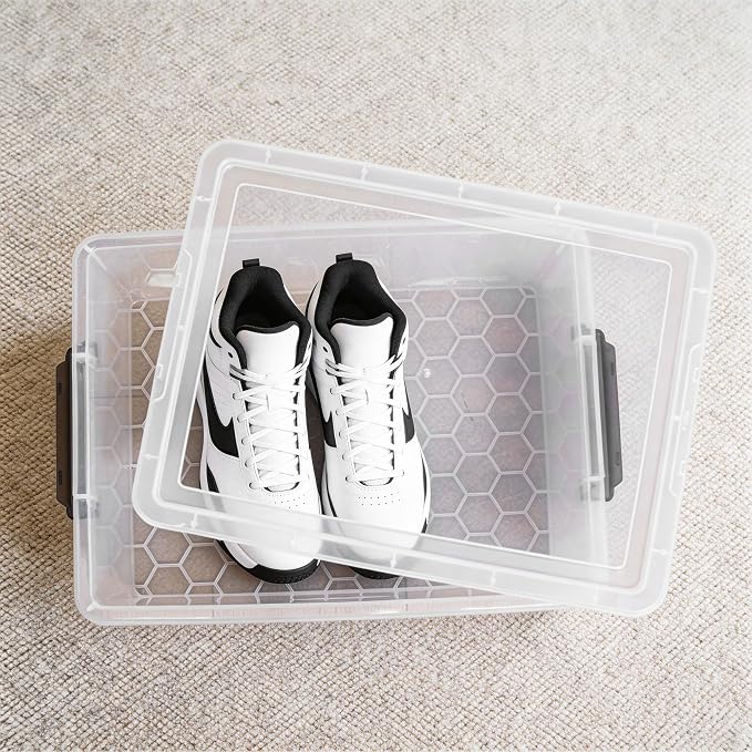 Citylife 33 Qt Ultra-Thick Clear Plastic Storage Bins - Image 8