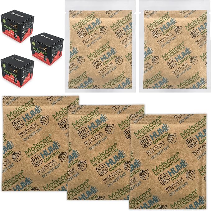 45 Pack 85% RH Size 8 Two-Way Humidity Control Packs by Wisesorb