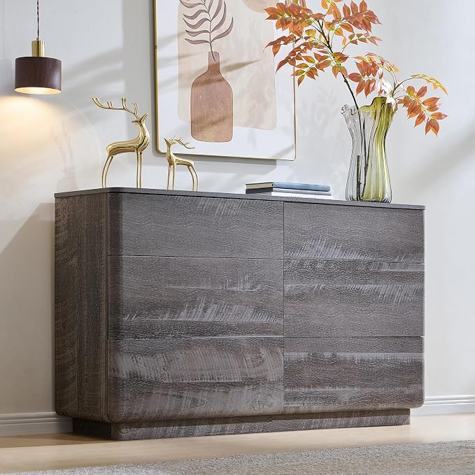 ACCOHOHO Modern 6 Drawer Dresser by ACCOHOHO
