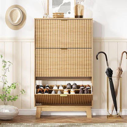 HUANLEGO Shoe Cabinet Storage for Entryway - Image 3