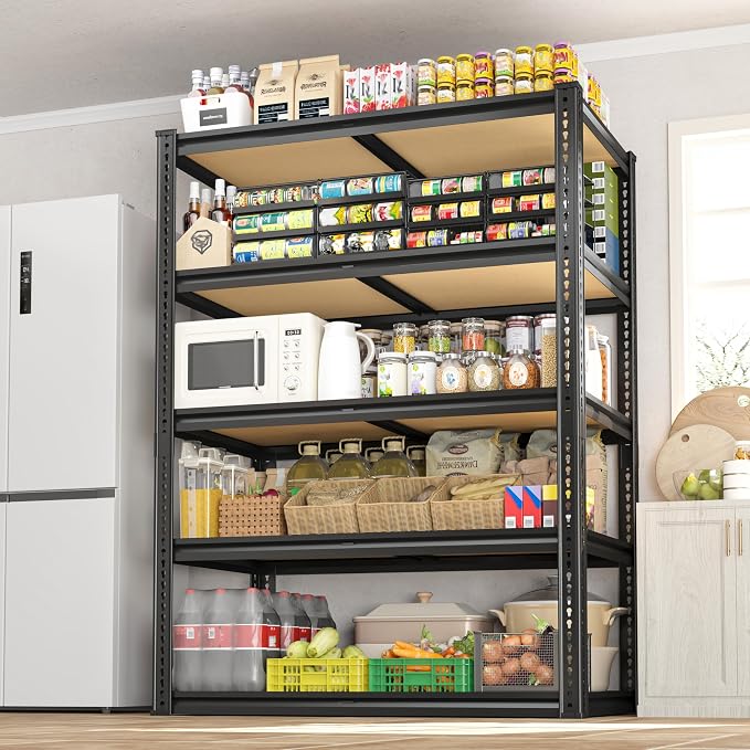 2050LBS Storage Shelves Heavy Duty 5 Tier Garage Storage Shelving, Adjustable - Image 2