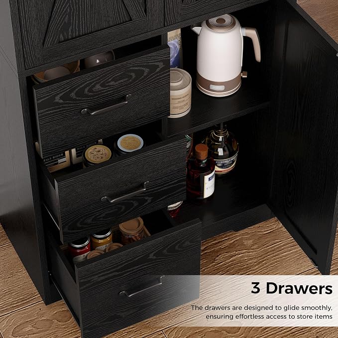 IRONCK Pantry Cabinet, Kitchen Storage Cabinet - Image 6
