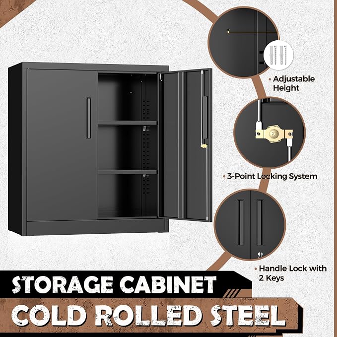 INTERGREAT Steel Storage Cabinet - Image 4