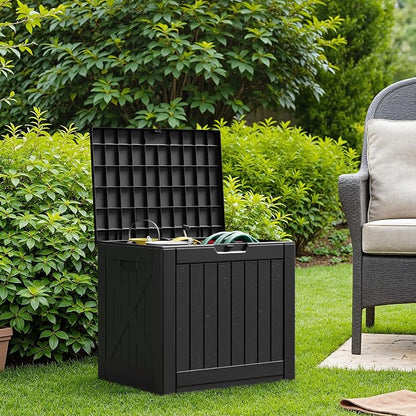 Flamaker Resin Deck Box 40 Gallon Waterproof Outdoor Storage Box | Indoor - Image 3
