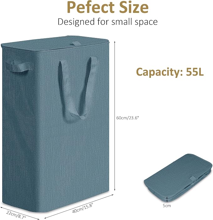 efluky Slim Laundry Basket - Image 2