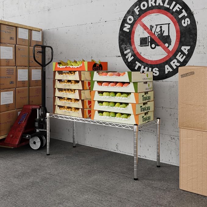 14" Deep x 36" Wide x 14" Height Wire Shelving Kit | 1-Tier | NSF Commercial - Image 5