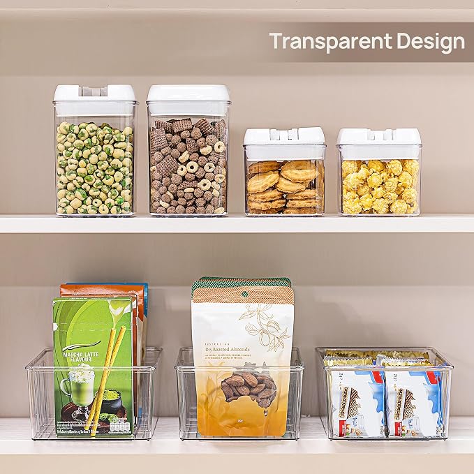 Vtopmart 4 Pack Food Storage Organizer Bins, Cabinet Organization and Storage - Image 4