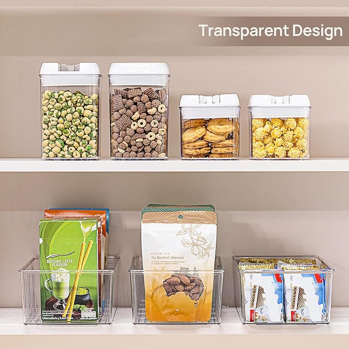 Vtopmart 8 Pack Food Storage Organizer Bins, Cabinet Organization and Storage - Image 4