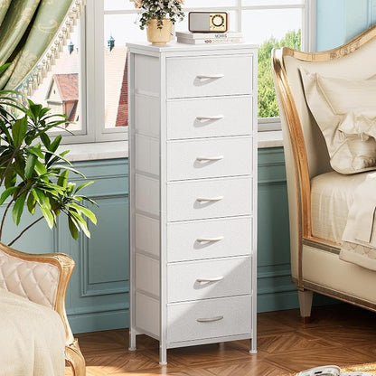 Huuger Tall Dresser for Bedroom, 7 Drawer Dresser & Chests of Drawers, Fabric - Image 5