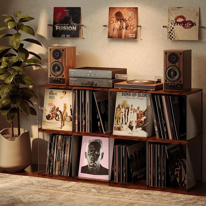 Honkazita 1 Cube Vinyl Record Storage Furniture - Image 2