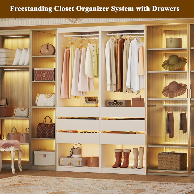 HUAHUU Freestanding 2FT Closet System - Image 4