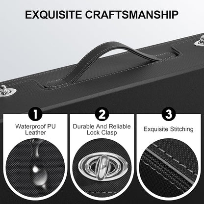 Trading Card Storage Box with Portable Handle, 3000+ MTG Storage Box with 4 - Image 5