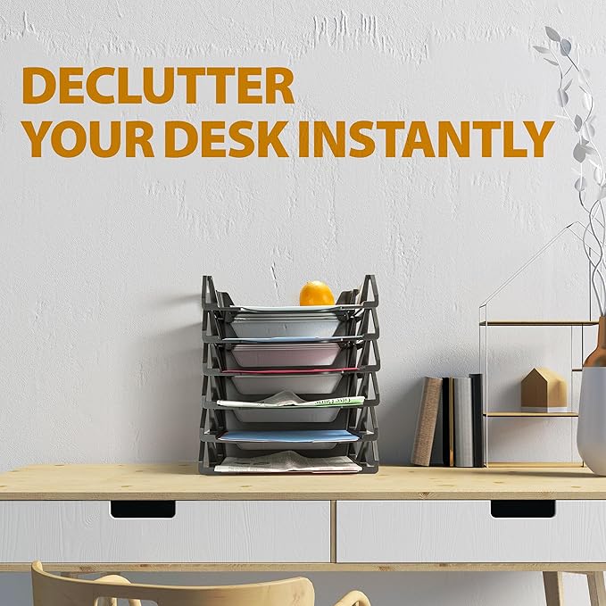Officemate Recycled Desk Tray, Side Load, 15 1/8 x 8 7/8 x 15 - Image 6