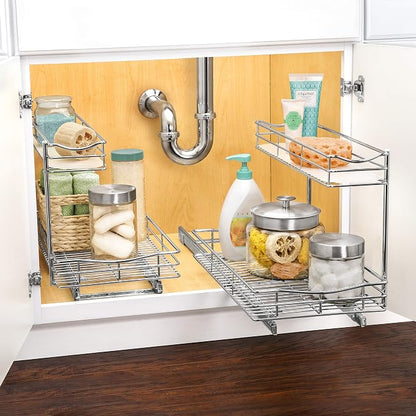 LYNK PROFESSIONAL® Pull Out Under Sink Kitchen Cabinet Organizer - Image 7