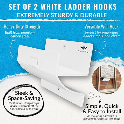 Ladder Hangers for Garage Wall - Image 2