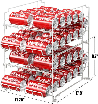 Simple Houseware Dual Row Front Loading Stackable Can Dispenser - Image 3