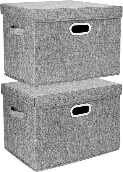 TYEERS Large Collapsible Storage Bins by StorageOrganization