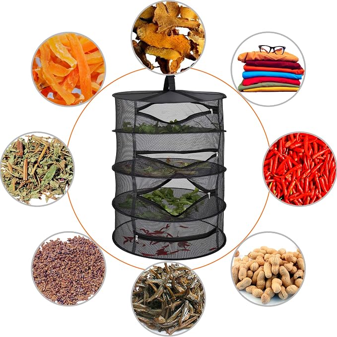 Desy & Feeci 4-Layer Herb Drying Rack - Image 2