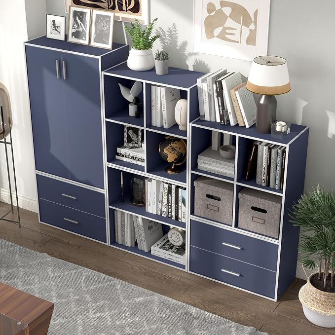Homes: Inside + Out Apexa 3-Tier Stackable Wood Bookcase - Image 7
