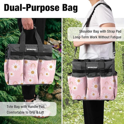 WORKPRO Garden Tool Bag Organizer, Heavy Duty Gardening Tote Bag - Image 6
