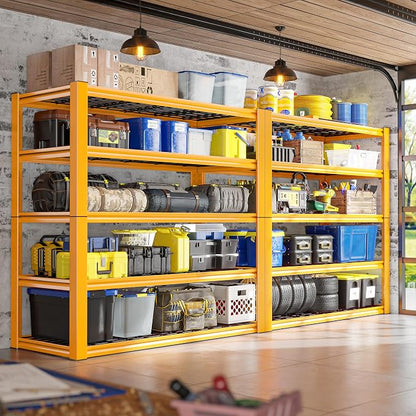 REIBII Storage Shelves, Heavy Duty Metal Shelving 2000LBS, Metal Shelves 5 Tier - Image 9