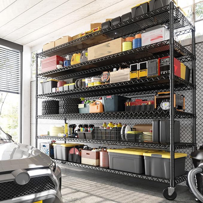 REIBII 6-Tier Wire Shelving Units - Image 2