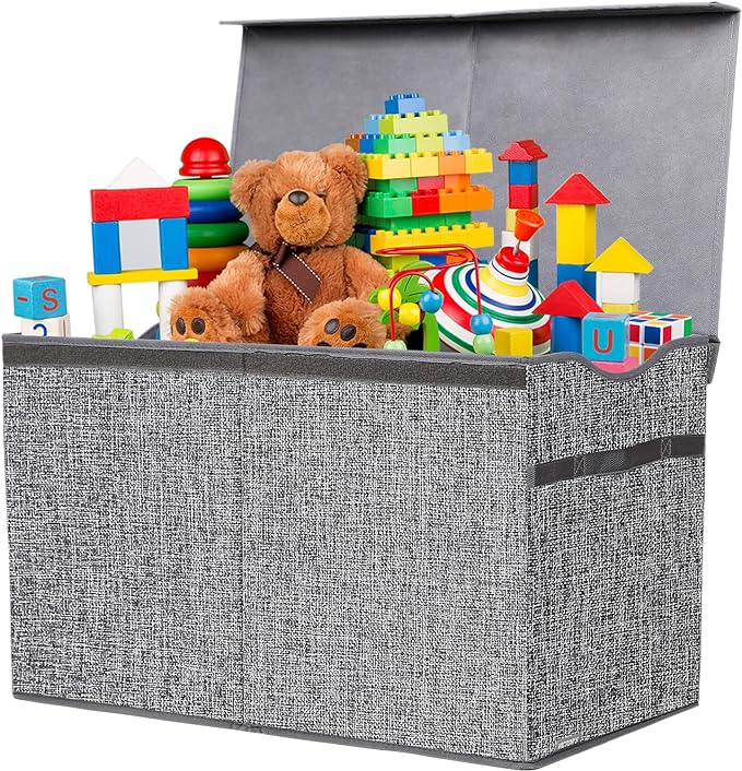 YOLOXO Toy Box Chest, Collapsible Sturdy Storage Bins by YOLOXO