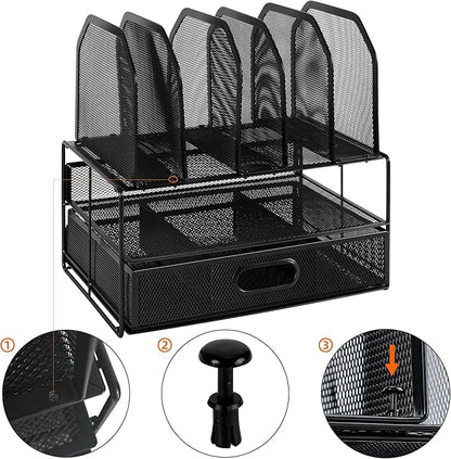 Amazon Basics Mesh Desk Organizer - Image 2