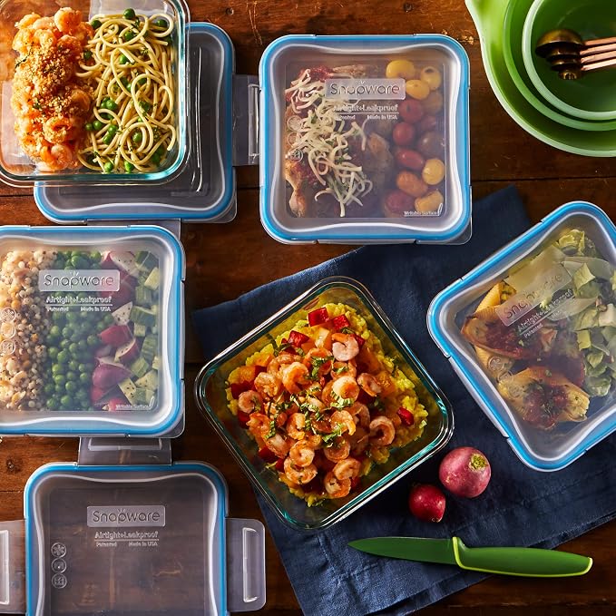 Snapware Total Solutions Glass Food Storage Containers Set, Airtight & - Image 3