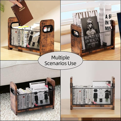 Wood Magazine Holder & Rack - Image 6