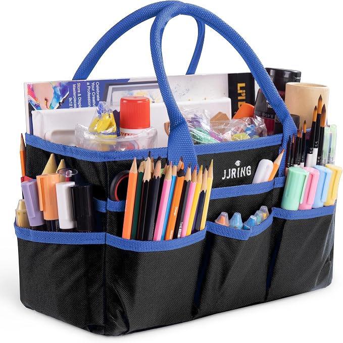 Jjring Fundamental Organizer 600D Nylon Artist Tote Bag by JJRING