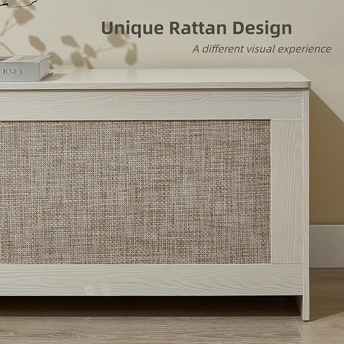 51.2" Storage Chest Extra Large, 51.2x15.7x18.3 Inch, Easy Assembly, Bench - Image 6