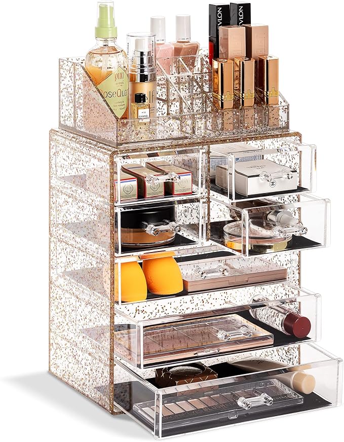 Sorbus Clear Cosmetic Makeup Organizer by Sorbus
