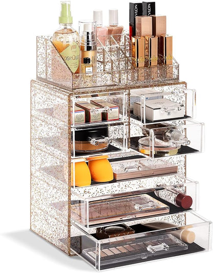 Sorbus Clear Cosmetic Makeup Organizer by Sorbus