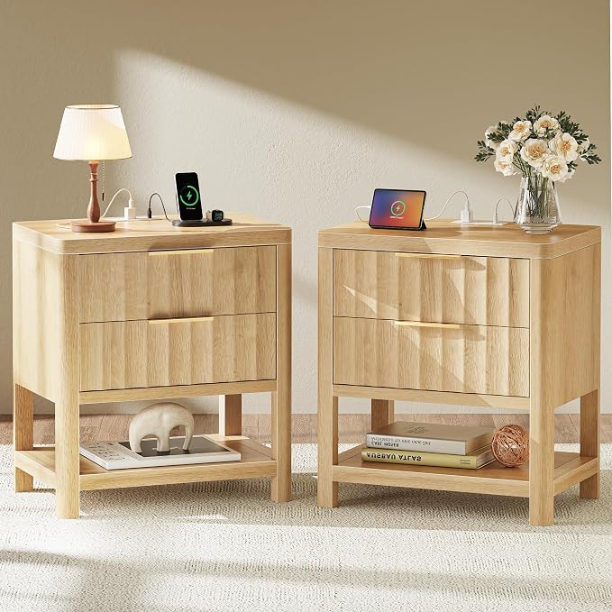 Huuger 27.6 Inch Tall Night Stands by Huuger