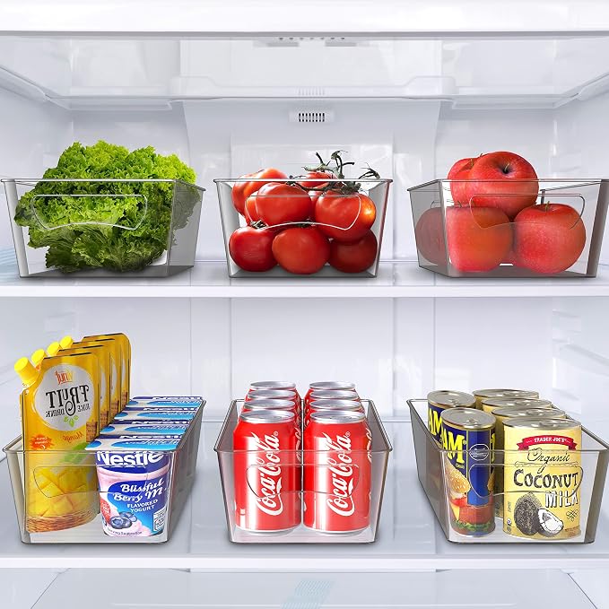 Simple Houseware Freezer Organizer Bins, 2 Packs - Image 3