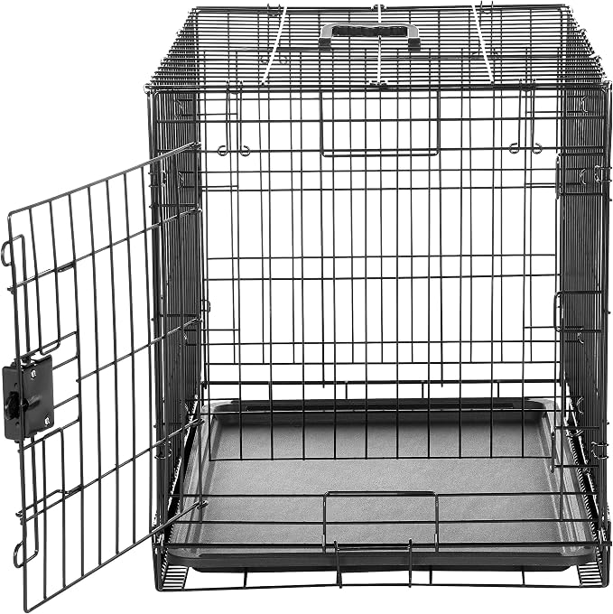 Amazon Basics Durable, Foldable Metal Wire Dog Crate - Image 3