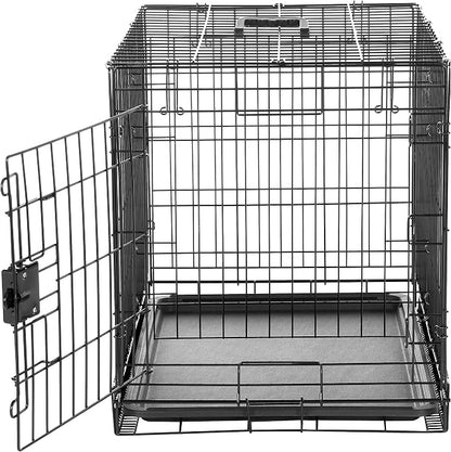 Amazon Basics Durable, Foldable Metal Wire Dog Crate - Image 3