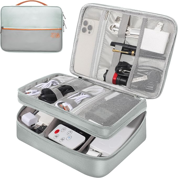 CILLA Electronic Organizer Travel Case, Travel Cord Organizer Case Portable by CILLA