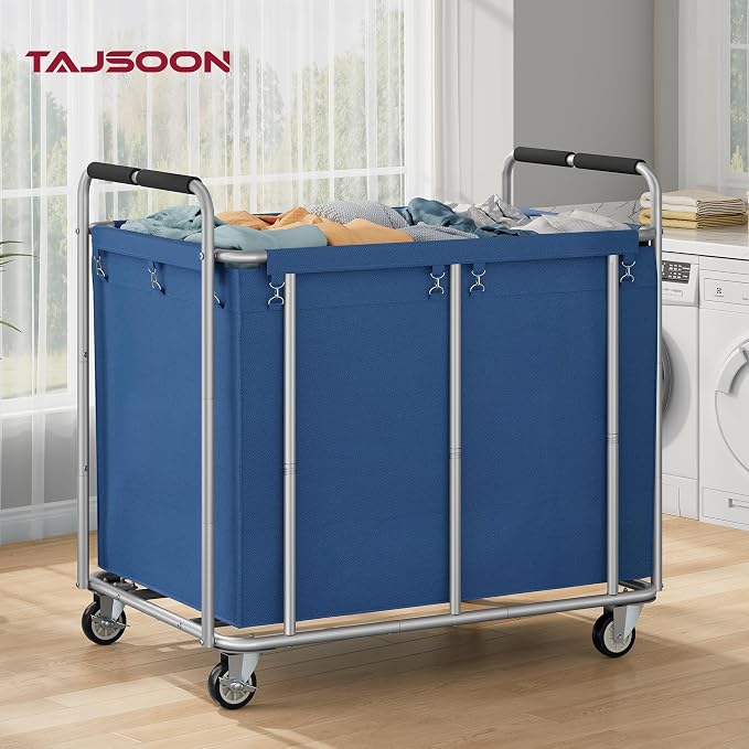 Tajsoon Large Laundry Cart - Image 2