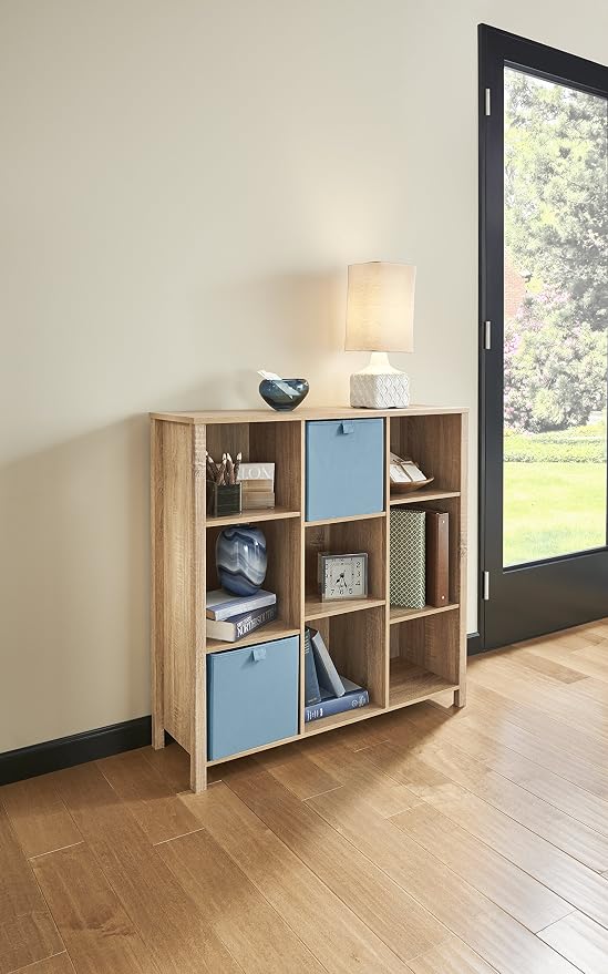 ClosetMaid 9-Cube Premium Adjustable Storage Organizer, Weathered Oak - Image 2