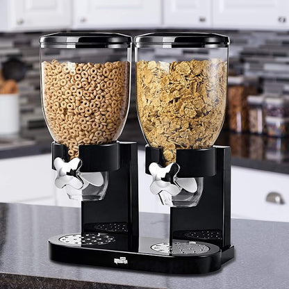 Honey-Can-Do Zevro Dual Dry Food Dispenser – Countertop Cereal Dispenser - Image 2