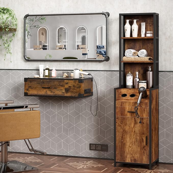 Industrial Style Hair Salon Station, Beauty Equipment Station - Image 3