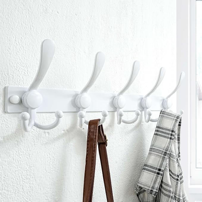 Dseap Coat Rack Wall Mount 2.0 Pro: Heavy Duty 300% Thicker, Stainless Steel - Image 4