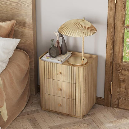 COZAYH Farmhouse 3 Drawer Wood Nightstand - Image 8