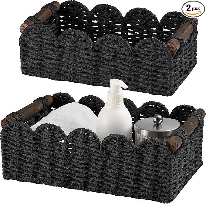 Storage Basket Wicker Baskets for Organizing Toilet Paper Storage Basket for by Unknown