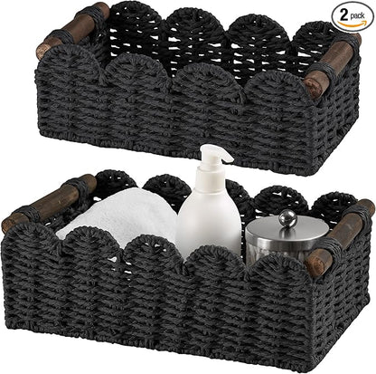 Storage Basket Wicker Baskets for Organizing Toilet Paper Storage Basket for by Unknown