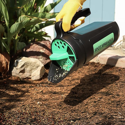 Hand Spreader Shaker for Seed, Ice Melt, Earth Food and Fertilizer - Image 3