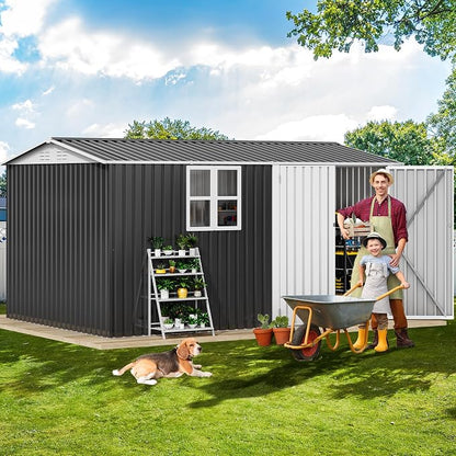DWVO 12x8ft Large Tool Storage Shed - Image 3