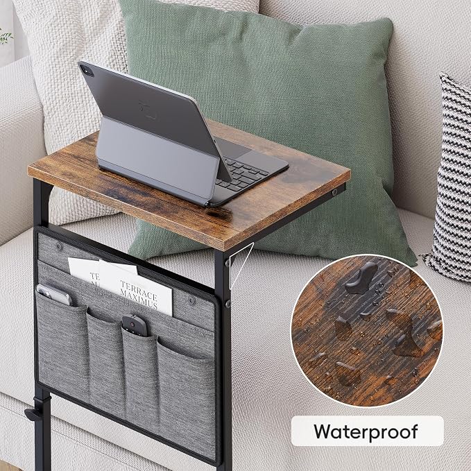 Vagusicc C Shaped End Table, Small Side Table - Image 5